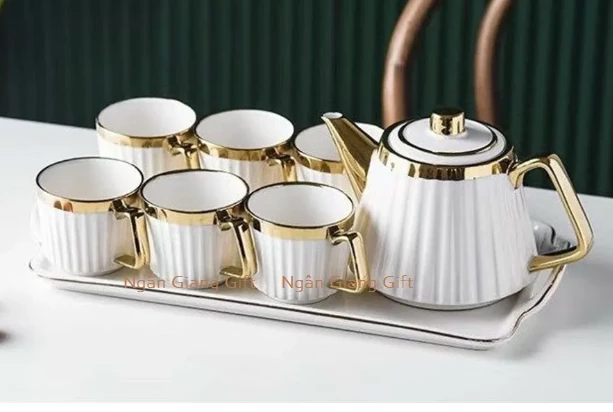 Bộ bình cốc khay thấp